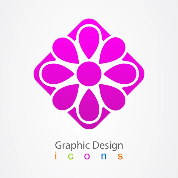 Grafisk design kreativa mark. — Stock vektor
