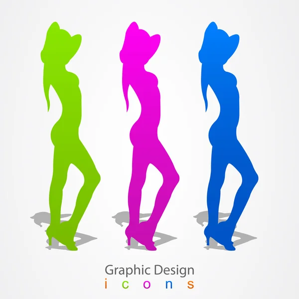Graphic design form model. — Stock Vector