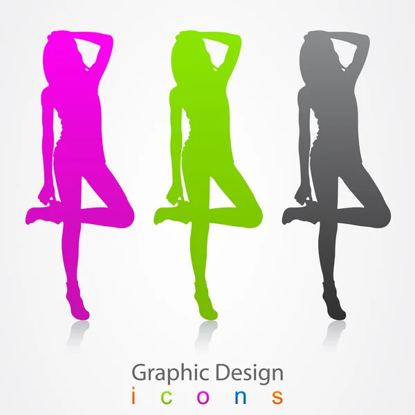 Graphic design fashion podium. — Stock Vector