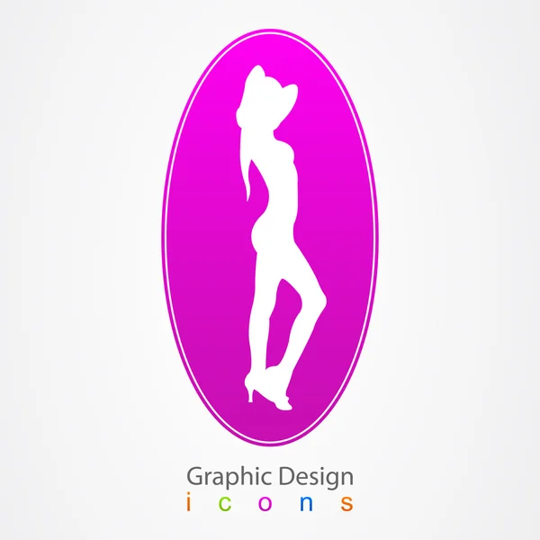 Graphic design model of the label. — Stock Vector
