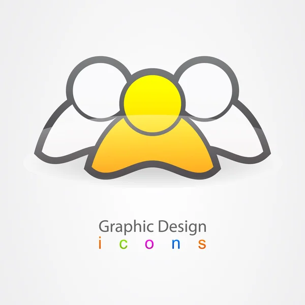 Grafisch ontwerp online gemeenschap. — Stockvector