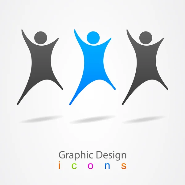 Grafisk design sociala nätverksgrupp. — Stock vektor