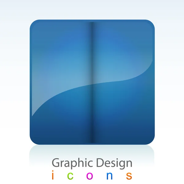 Grafik Design abstrakte Form Taste. — Stockvektor