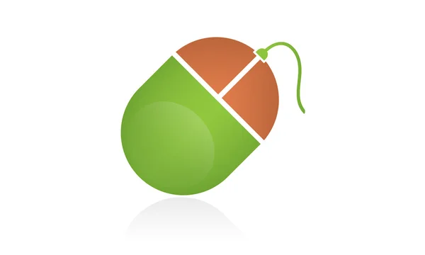 Topo verde — Vettoriale Stock