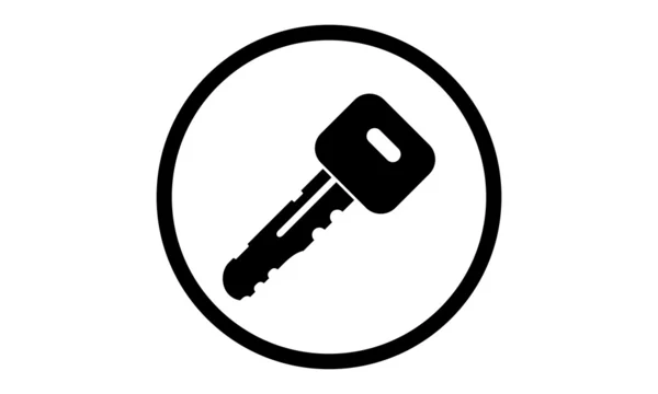 Ikonen nyckel — Stock vektor