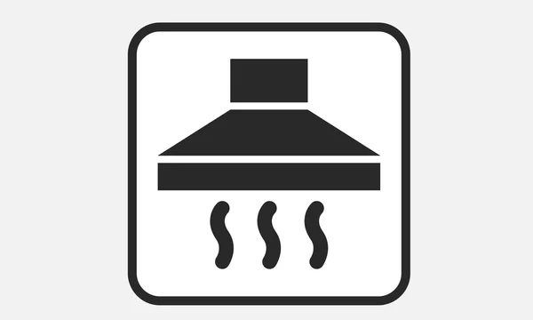 Kitchen range hood icon. — Stock Vector