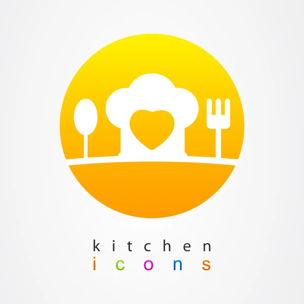Keuken ontwerpset van elementen. — Stockvector