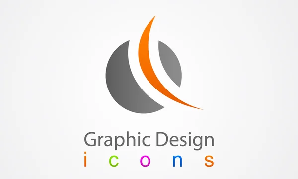 Logo Conception graphique . — Image vectorielle
