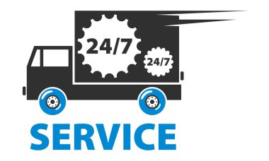 Service 24.7 clipart