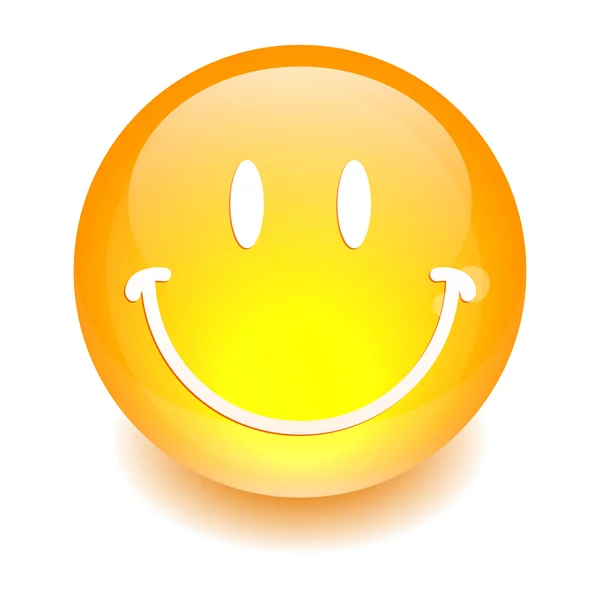 Kugel-Smiley-Symbol. — Stockvektor