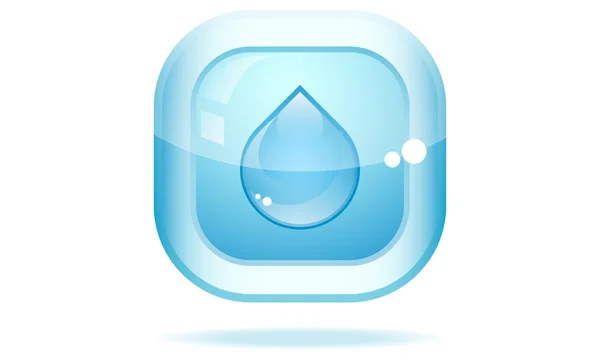 Ikona vody — Stockový vektor