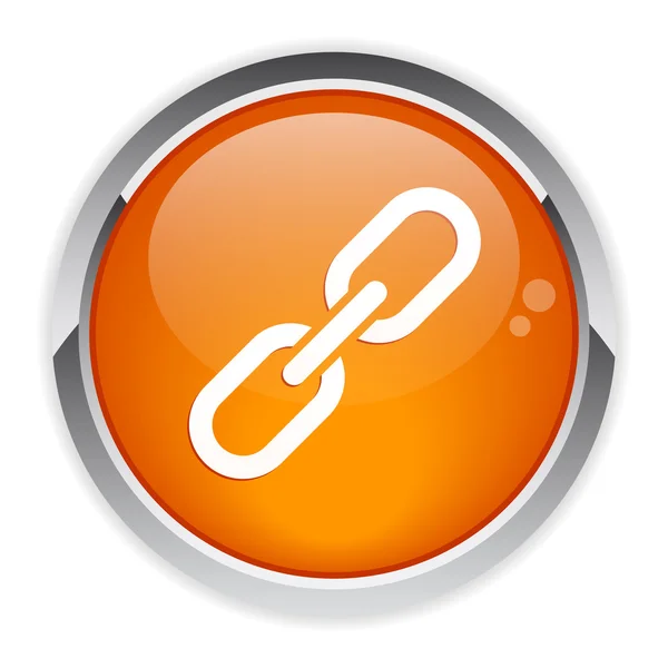 Privilège de chaine internet bouton — Image vectorielle