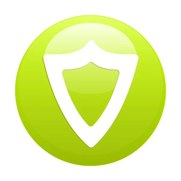 Bouton internet bouclier proteção sinal de segurança — Vetor de Stock
