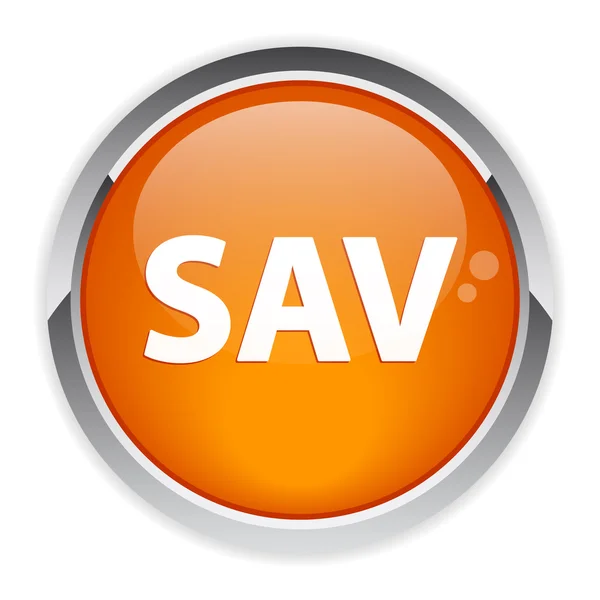 Bouton Internet SAV servicio después de icono de ventas — Archivo Imágenes Vectoriales