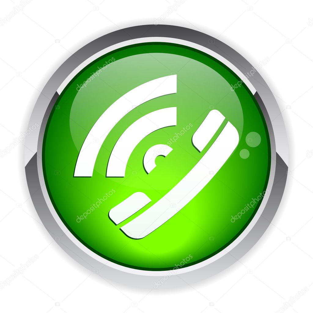 Bouton internet phone icon