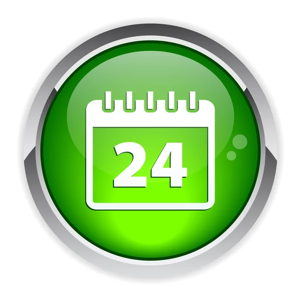 Button internet calendar sign — Stock Vector