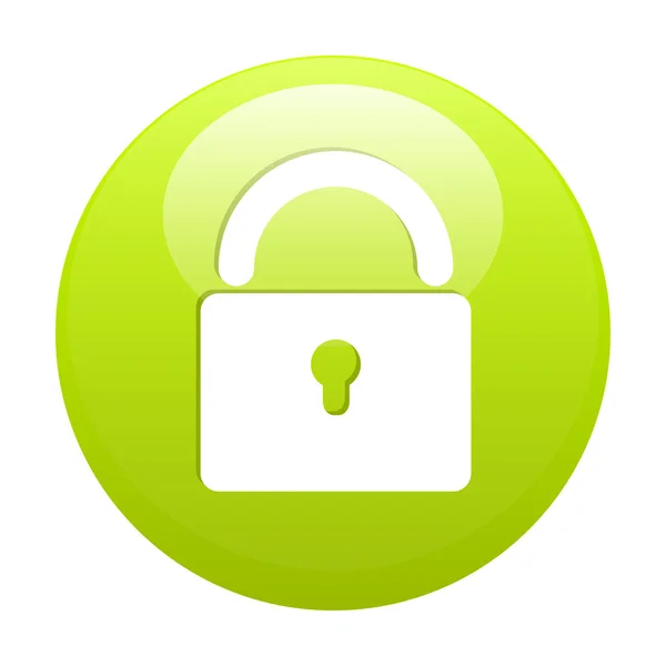 Botón Seguridad en Internet — Vector de stock