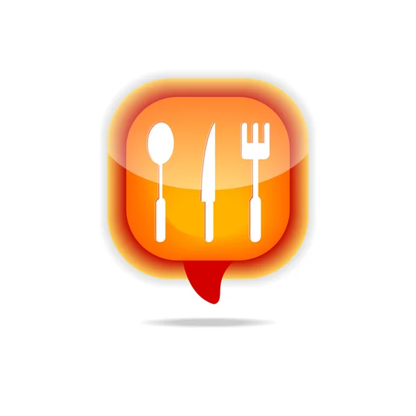 Pointeur de bouton Cuisine — Image vectorielle