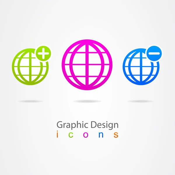 Grafik Design Internet Planet Gesellschaft — Stockvektor