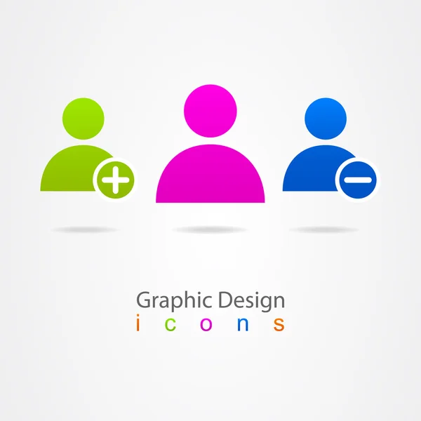 Графический дизайн онлайн контакт — стоковый вектор