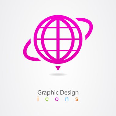 Graphics design network icon logo clipart