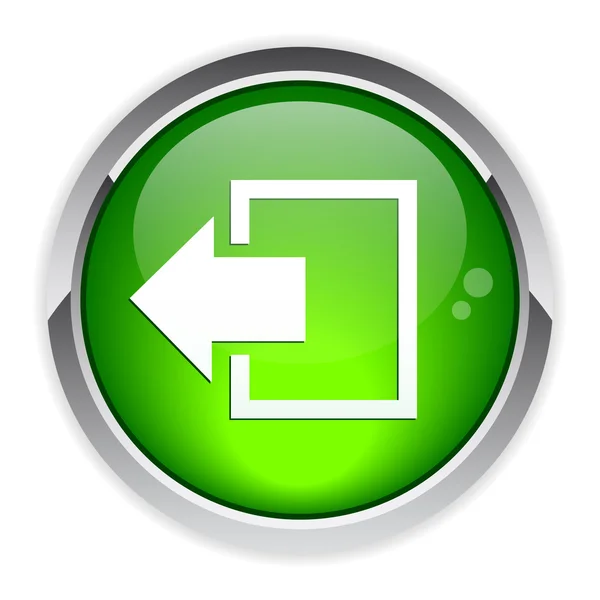 Botón de desconexión de salida icono de Internet — Archivo Imágenes Vectoriales