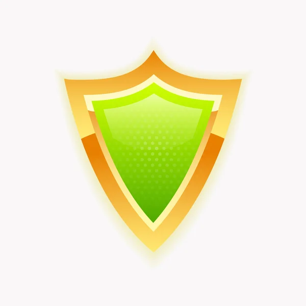 Escudo de protección contra el virus de Internet — Vector de stock
