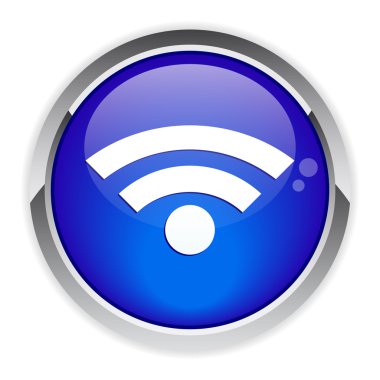 düğme web wifi simgesi