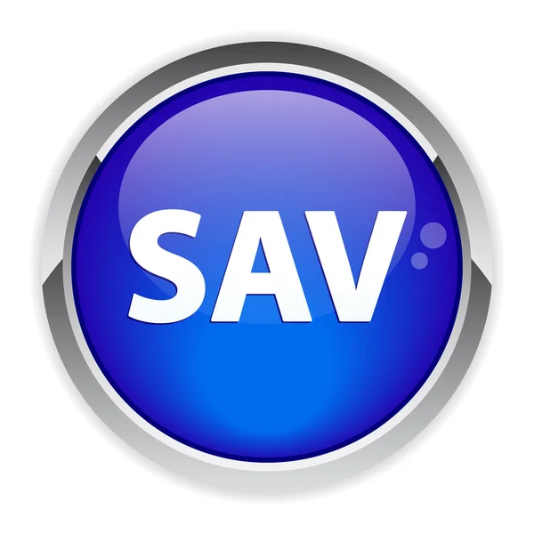 Bouton web SAV service après-vente — Image vectorielle