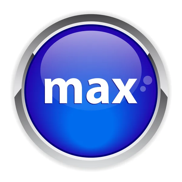Button maximum acceleration — Stock Vector