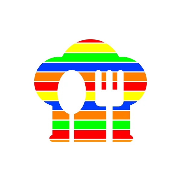 Keuken logo teken — Stockvector