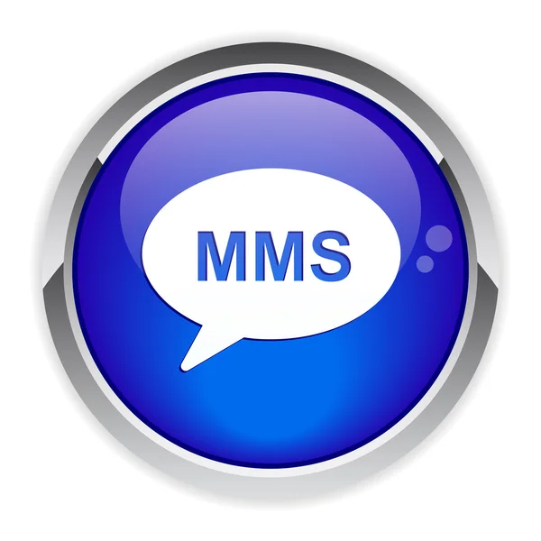 Κουμπί μήνυμα mms. — Διανυσματικό Αρχείο