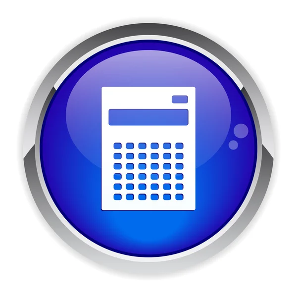 Bouton calculadora de internet finanzas . — Vector de stock