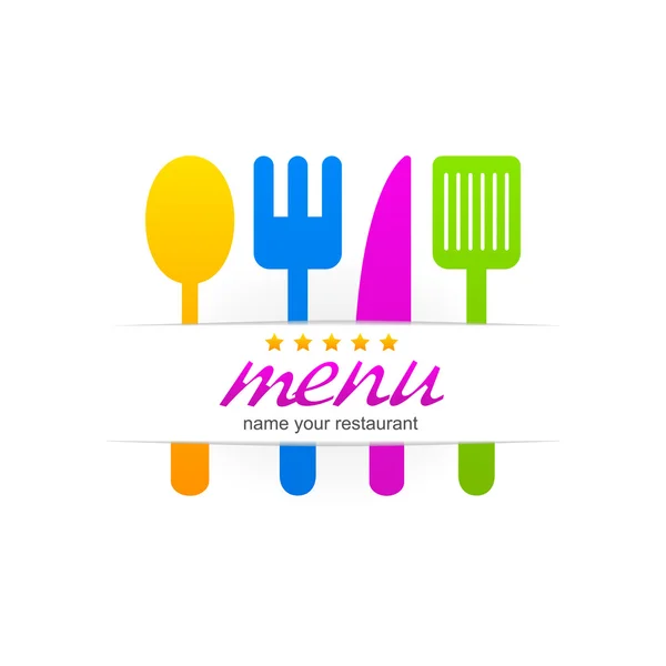 Logo de cuisine de l'entreprise signe . — Image vectorielle