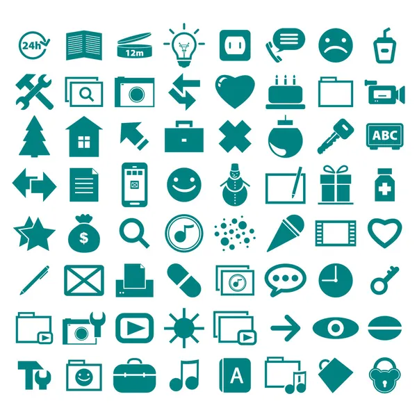 Collection different pictograms. — Stock Vector