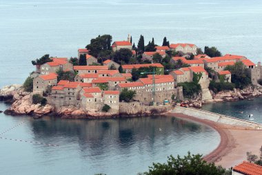 Sveti stefan Adası nda Karadağ