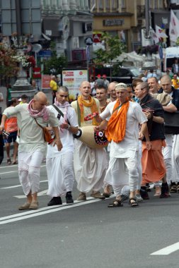 Hare Krishna demonstration clipart