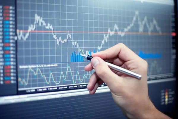 Marknaden analysera — Stockfoto