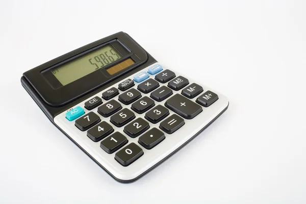 Calculadora sobre fondo blanco —  Fotos de Stock