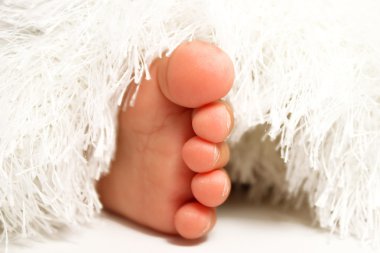 Babys foot clipart