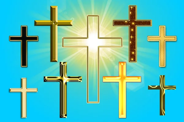 Illustrazione di una croce — Foto Stock