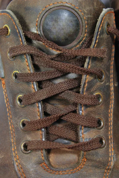 Mens shoe close up