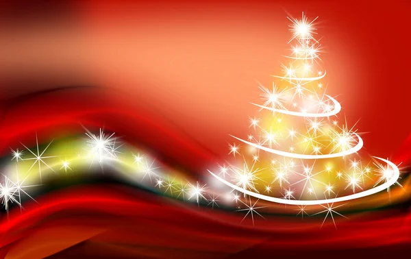 Kerstboom illustratie — Stockfoto