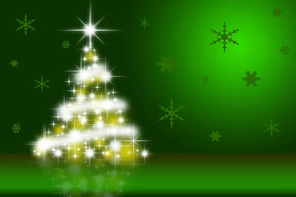 Kerstboom illustratie — Stockfoto