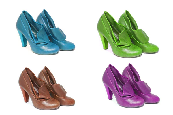 Kvinnligt skor isolerade — Stockfoto