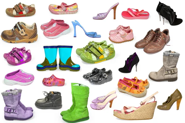 Coleção de sapatos diferentes — Fotografia de Stock