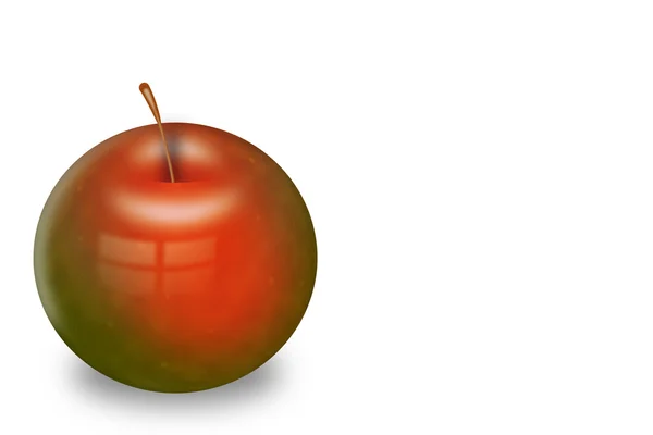 Ilustracja jabłko — Zdjęcie stockowe