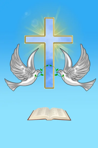 Illustrazione di una croce — Foto Stock