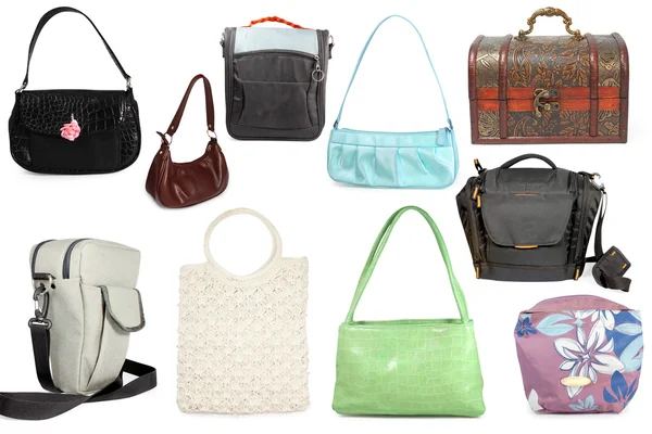 Coleta de sacos diferentes — Fotografia de Stock