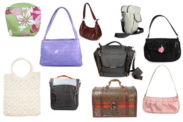 Coleta de sacos diferentes — Fotografia de Stock